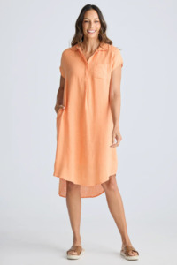 Dress: Ahoy Tunic - Coral