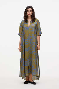 Dress: Highland Tangelo Viscose Dress