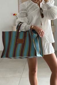 Bags: Midi Tote - Blue Crush