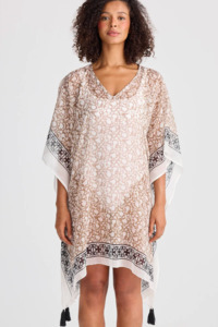 Kaftans Overdresses: Stella Kaftan - Taupe Inca