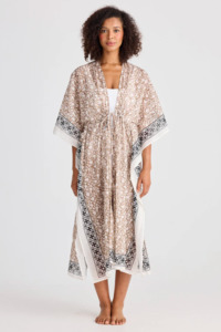 Asta Long Kaftan - Taupe Inca