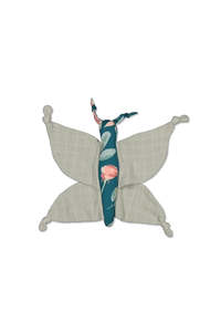 Gifts For Baby: Butterfly Comforter - Green Leavings