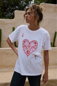 Ace Of Hearts Tee - White