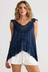 Talisman: Exhale Cami - Navy