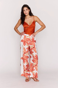 New Arrivals: MINKPINK Isla Wide Leg Pant - Peach Floral