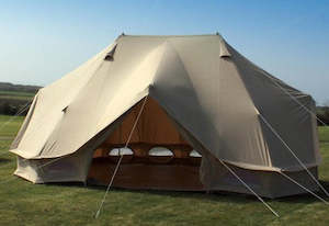 Bell Tents: CanvasCamp 600 Pro Twin Pole Dual Bell tent