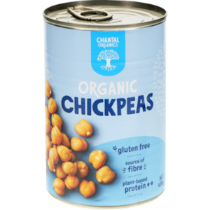 Convenience Food: Organic Chickpeas (400g tin)