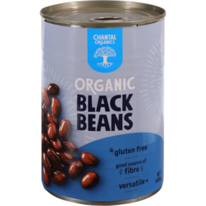 Organic Black beans (400g tin)