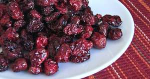 Dried Fruits: Dried cranberries