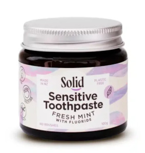 Dental Care: Toothpaste in a jar (Sensitive, no baking soda)