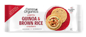 Quinoa & Brown Rice Crackers GF
