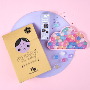 Pretty Play Makeup: Kids Makeup Set Purple and Unicorn Bubbles