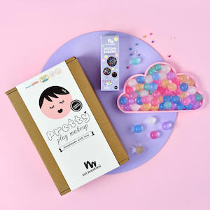 Pretty Play Makeup: Kids Makeup Set Deluxe and Unicorn Water Beads Pink