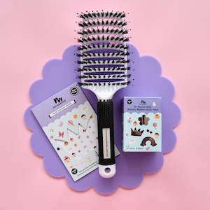 Detangler Brush & Bobble Elastic Set