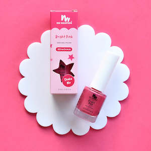 Nail Polishes: Bright Pink Water-Based Kids Nail Polish