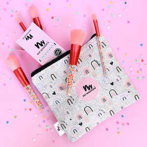 Kids Makeup Bag and Twinkle Brush Set