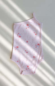 All: ONE SHOULDER BODYSUIT - PINK MEADOW