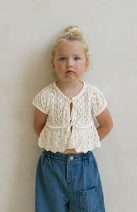 All: GIGI CROCHET TOP - CREAM