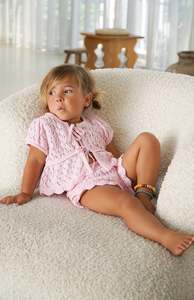 All: GIGI CROCHET TOP - PINK