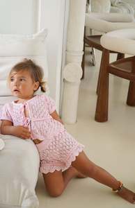 All: GIGI CROCHET SHORTS - PINK