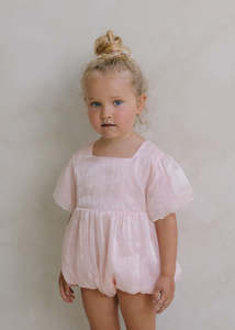 CORA ROMPER - BLUSH SPARKLE