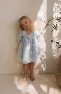 LOLLY DRESS - CELESTE BLUE