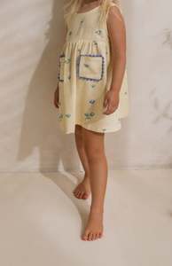 GOLDIE DRESS - BELLE FLEUR LEMON