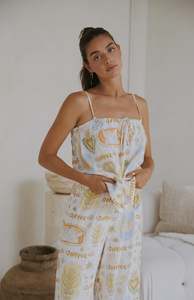 Womens: AMORETTE SINGLET TOP - MAMA