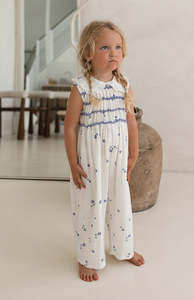 Rompers Overalls: MEADOW JUMPSUIT - BLUE