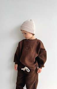 Sale: LOGO WOOLY JUMPER - CHOCOLATE