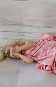 All: POLKA BLANKET- PINK POLKA