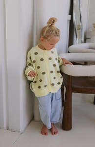 All: DOTTIE CARDIGAN - LEMON POLKA