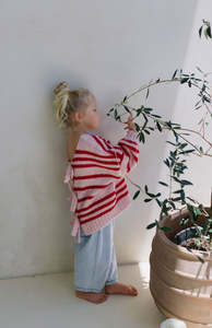 All: AGNES TIE BACK KNIT - POPPY