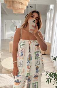 Womens: PAROS SINGLET TOP - MAMA