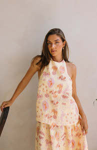 Womens: CIRQUE HALTER TOP - MAMA