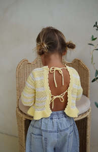 All: LOLA TOP - BUTTERCUP STRIPE