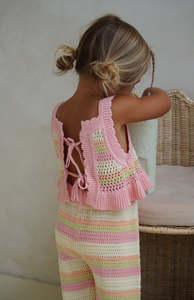 All: AVA CROCHET TOP - SORBET