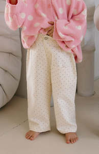 CREAM POLKA YARRA BARREL JEAN
