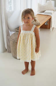 SASKIA DRESS - LIMON BLEU