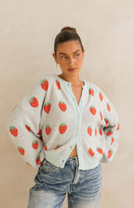 All: STRAWBERRY CARDIGAN - SKY MAMA