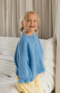 All: MINNIE CARDIGAN - AZURE