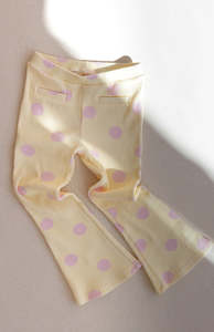 BUTTER DOT RIBBED FLARES