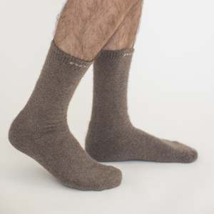 Huka: Possum Merino Wool Socks | HUKA | Sand | Men