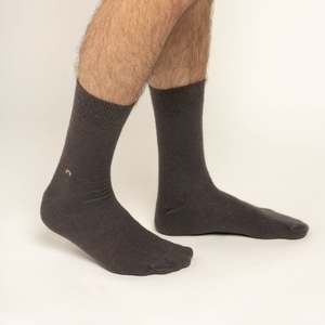 Possum Merino Wool Socks | HAMILTON | Poppy Seed | Men
