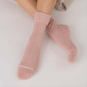 Possum Merino Wool Socks | YAN | Rose Water