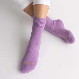 Possum Merino Wool Socks | PIHA | Lilac Breeze