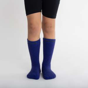 Possum Merino Wool Socks | HUKA | Royal Blue | Junior