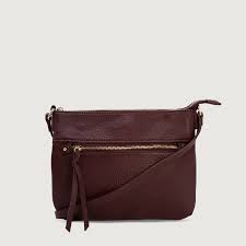 Vegan Leather Thorndon Bag - Wine