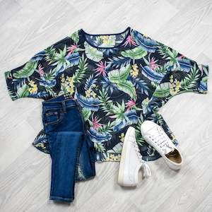 Tropicana Draped Top - Floral Collection