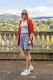 Short Plain Kimono - Rust